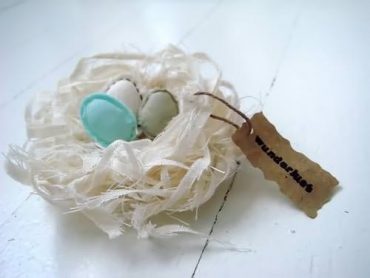 handmade bird nests by wunderlust