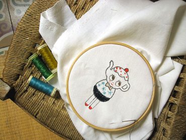 Kettle Doll Embroidery Pattern