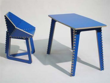 Desk + Chair by Sebastien Wierinck