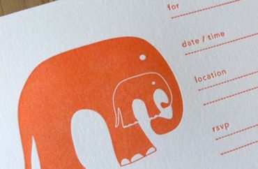 Ready-Made Letterpress Invitations