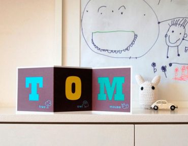 Personalized Letter Name Cards