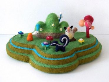 Etsy Finds: Felt + Wool Landscapes