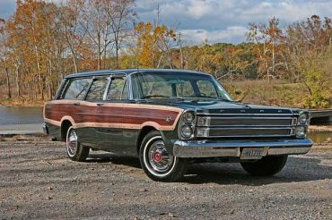 Country Squire wagon, carefully restored by owner Rick Otis