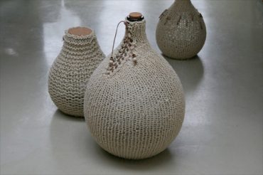 Knitted Glass Bottles