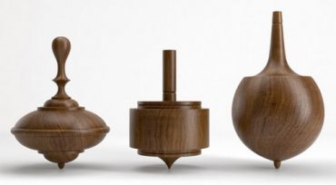 Herman Miller Select Walnut Spinning Tops