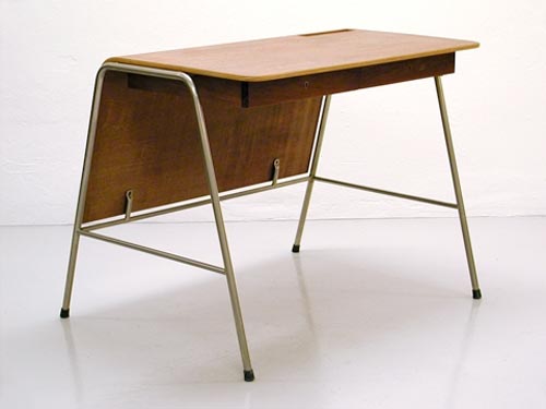 vintage teacher's desk