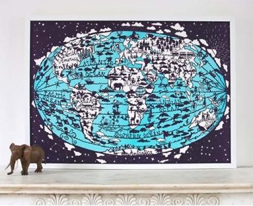 World Map Print