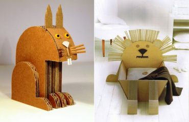 cardboard zoo by claude jeantet
