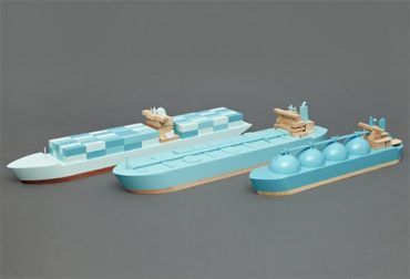 wooden toy boats
