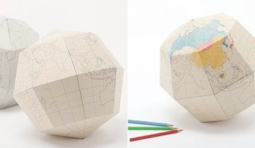 Geografia Blank Sectional Globe
