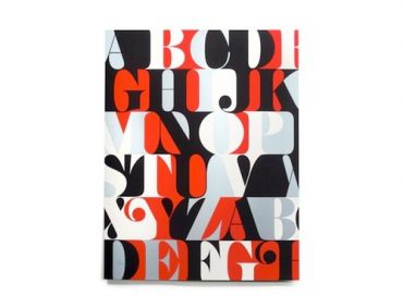 Caslon Alphabet Print