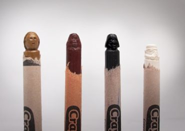 Star Wars Crayon Carvings