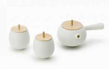 Spinning Top Tea Set by Nendo