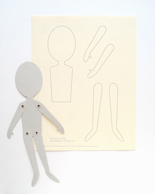 paper doll outline