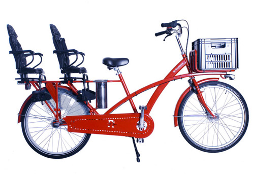 De Fietsfabriek PackMax Duo dutch family bicycle