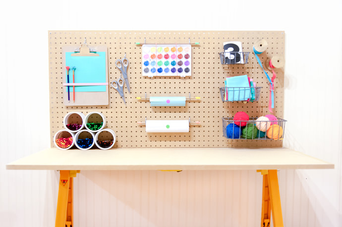 How to Build the Perfect Kids' Craft Station