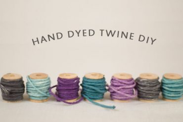 DIY Hand-Dyed Twine