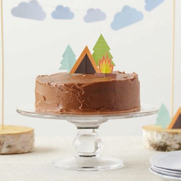Go Camping! DIY Birthday Cake Recipe by Sweet Paul