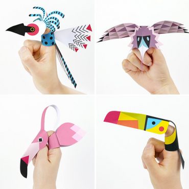 DIY Printable Bird Finger Puppets (does it get any better than Mr Printables?)