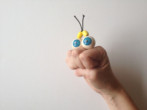 Eye-Popping Fun with a Googly Eye Finger Puppet - Make and Takes