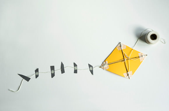 DIY Paper Kite via Made By Joel