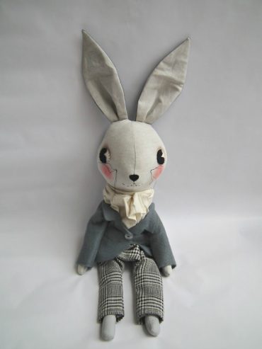 Handmade Bunny from Cloth & Thread