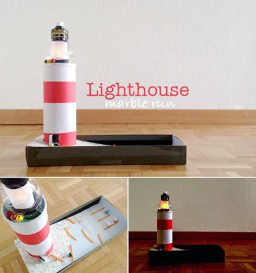 DIY Lighthouse Marble Run