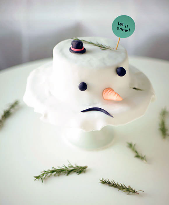 Adventures in Bloom:SNOWMAN CAKE DECORATING — Crumb & Cream