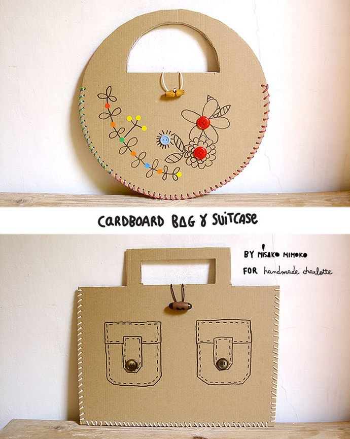 Cardboard Crafts for Kids // Use a Cracker Box to Make This Cute Bag