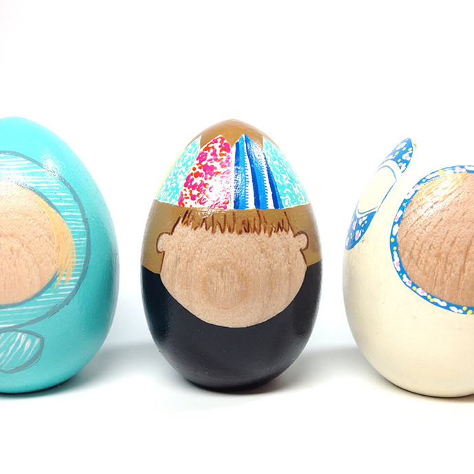 Custom Easter Eggs — Hand Lettered Eggs - Jaded Studios Shop