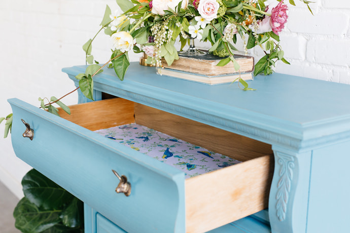 How To Line Drawers With Fabric - Addicted 2 Decorating®