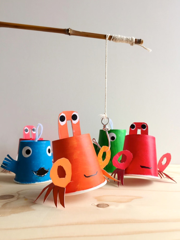 A DIY Fishing Game for Kids (Make Your Own Fish & Rod for Play)
