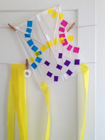 DIY Japanese Children's Kite Craft