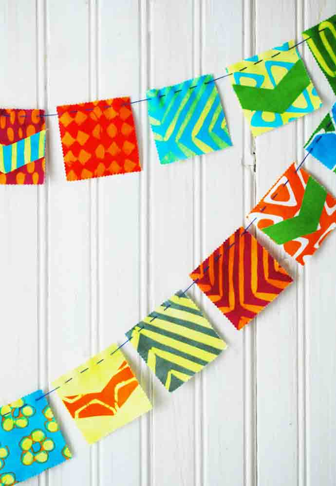 Let Your Colors Fly With Mini Fabric Flags Handmade