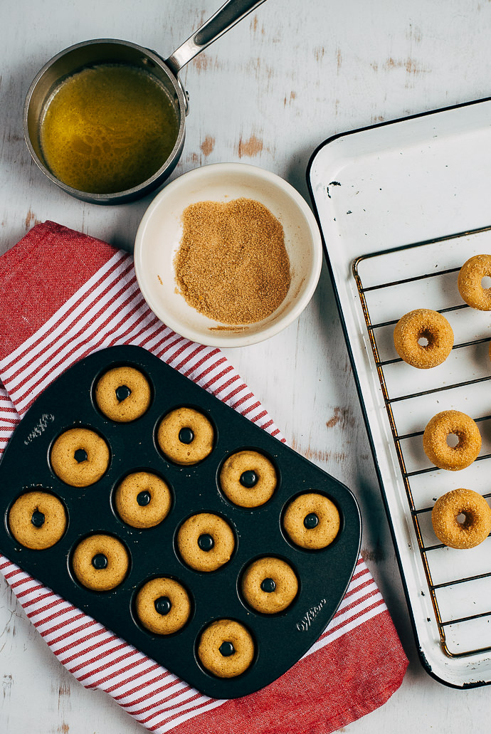 Recipe: Baked Apple Cider Mini Donuts