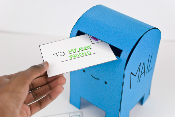 Pretend Play with a Printable Happy Mail Box ⋆ Handmade Charlotte