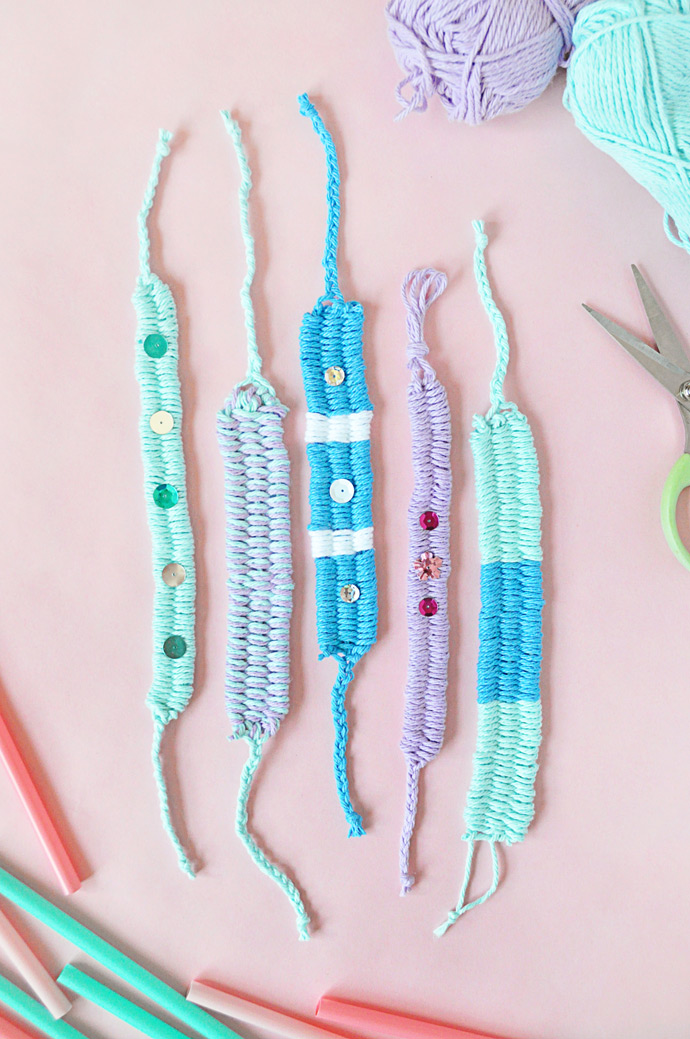 3 Handmade Bracelet Ideas using Thread