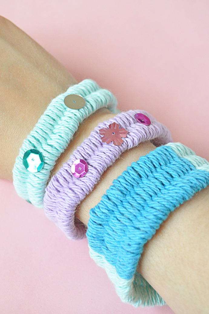 Buy Woven Friendship Bracelets Wool Set of 7 Multi Color Online in India   Etsy