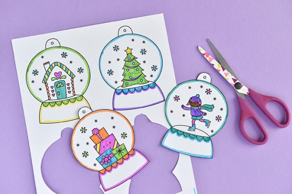 Printable Snow Globe Gift Tags | Handmade Charlotte