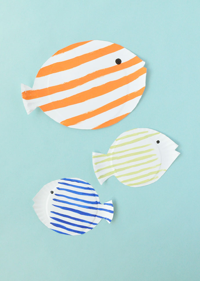 paper plate fish - MADE EVERYDAY