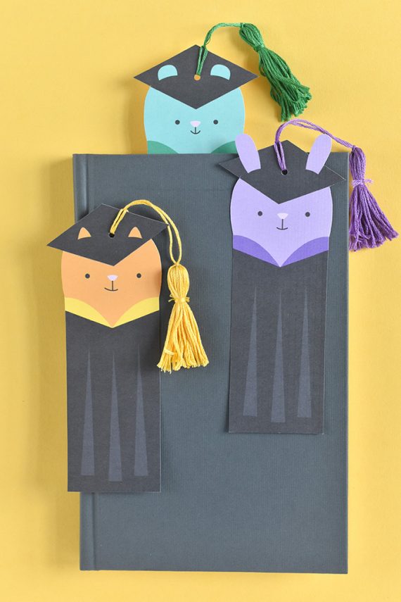 printable animal graduation bookmarks handmade charlotte
