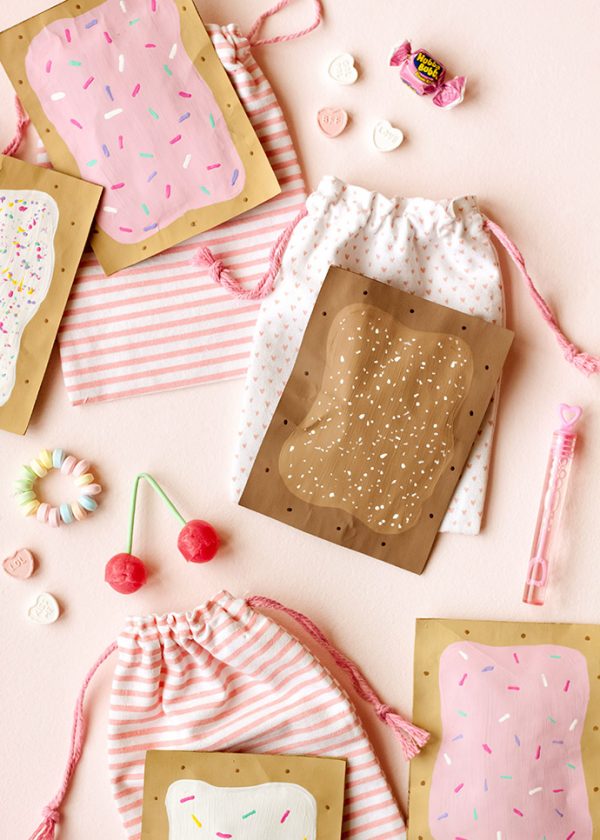 Valentine Pop Tart Pouch | Handmade Charlotte