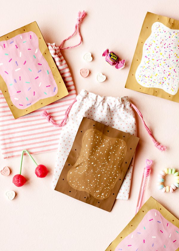 Valentine Pop Tart Pouch | Handmade Charlotte