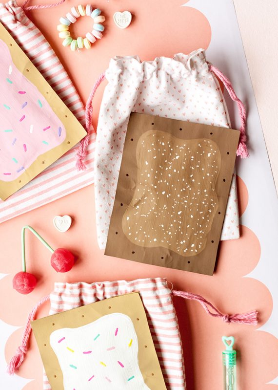 Valentine Pop Tart Pouch | Handmade Charlotte