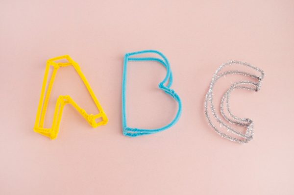 Pipe Cleaner Alphabet | Handmade Charlotte