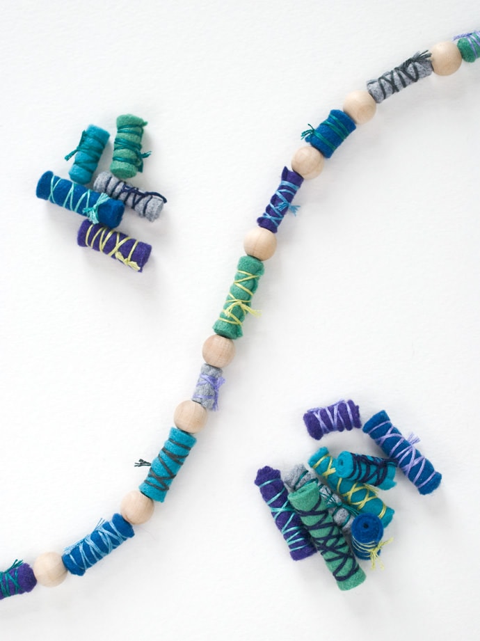 Toddler Craft Project- Bead Necklaces