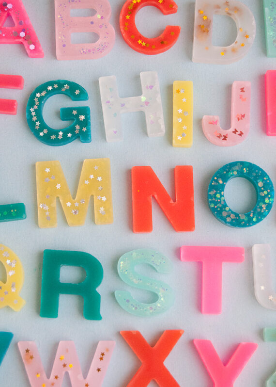 How to Make a Resin Alphabet Set Without Resin | Handmade Charlotte