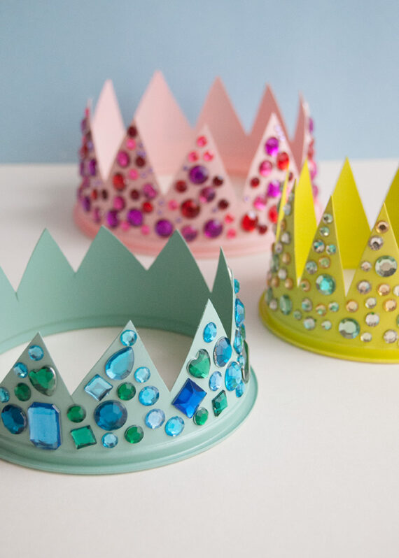 Upcycled Plastic Tub Crowns | Handmade Charlotte