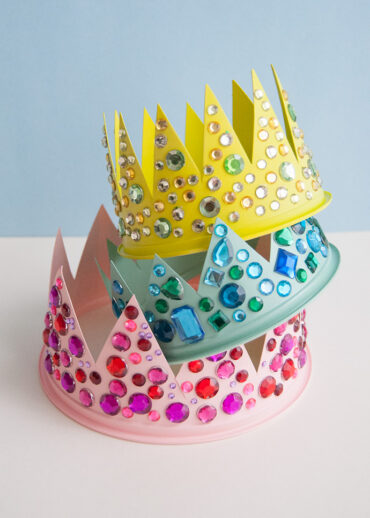 Upcycled Plastic Tub Crowns | Handmade Charlotte