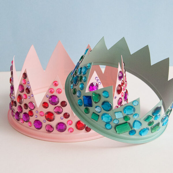 Upcycled Plastic Tub Crowns | Handmade Charlotte